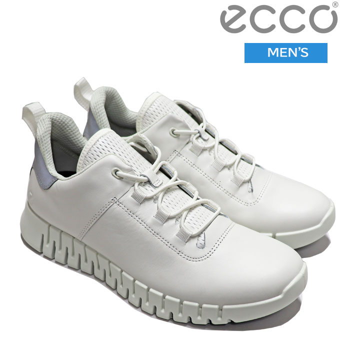 エコー シューズ グルーブ メンズ レザー スニーカー 本革 ホワイト ECCO GRUUV WHITE 525204-50874|AFRO JACK
