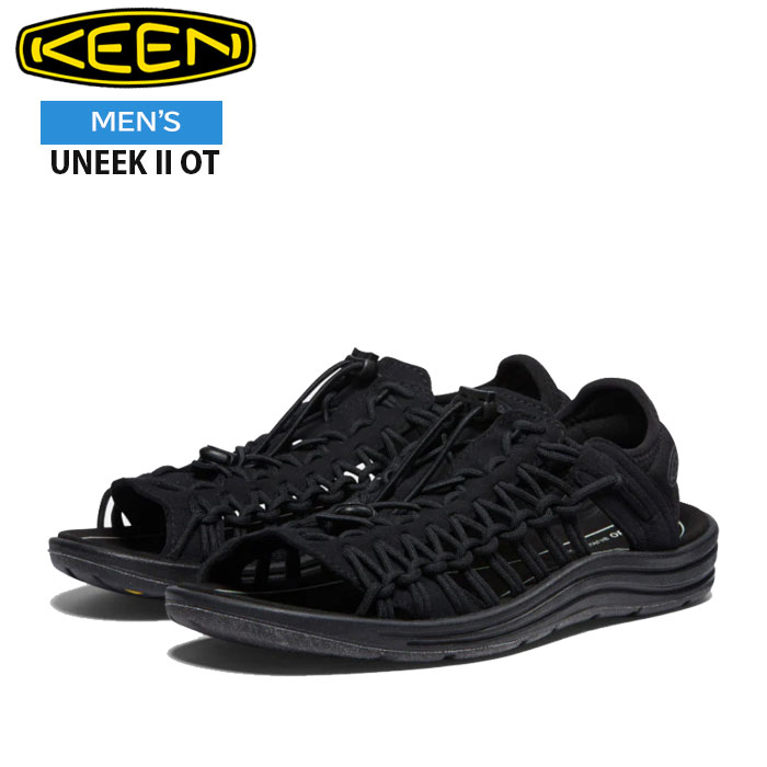 (ポイントUP中 10倍！) キーン KEEN メンズ サンダル ユニーク ツー オーティー アウトドア スポーツ カジュアル ブラック MENS KEEN UNEEK II OT 1027290