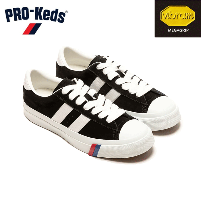 (お得なクーポン発行中!) プロケッズ スニーカー ロイヤルプラス スエード ロー ブラック PROKeds ROYAL PLUS SUEDE LO BLACK|AFRO JACK