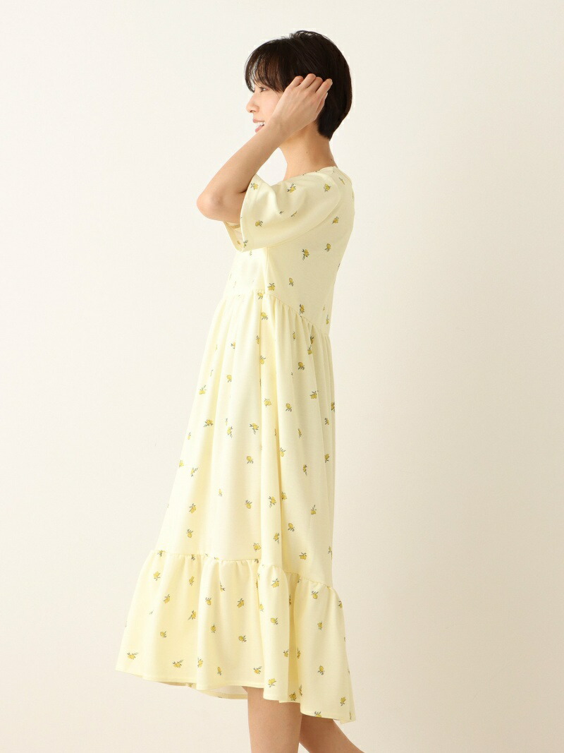 バンセルクールレモンモチーフルームワンピース Afternoon アフタヌーンティー Tea