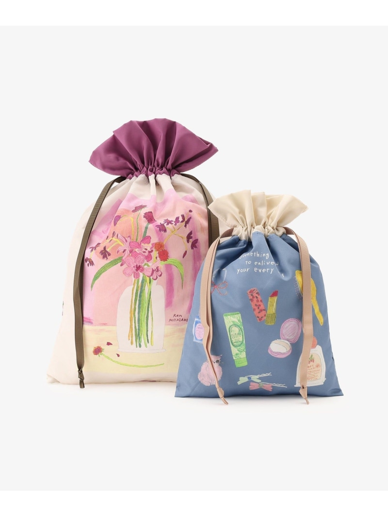 楽天市場】【SALE／30%OFF】巾着ポーチセット/miyo tsuchiya
