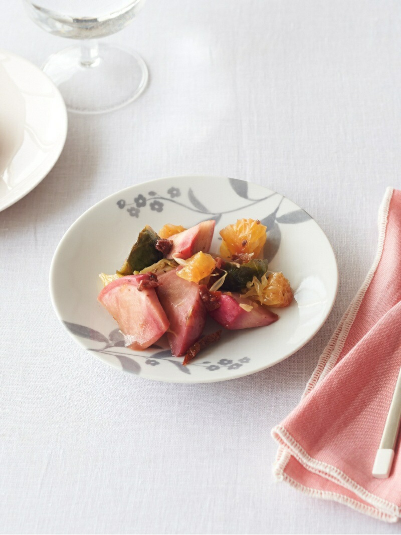 美濃焼軽量フラワー柄プレートm Afternoon Tea アフタヌーンティー