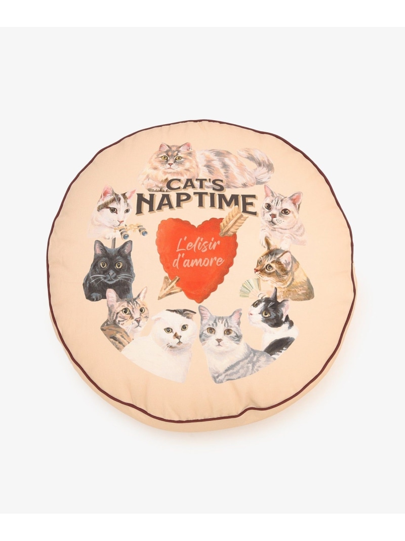 楽天市場】【SALE／20%OFF】ラウンドクッション/Cat's NapTime