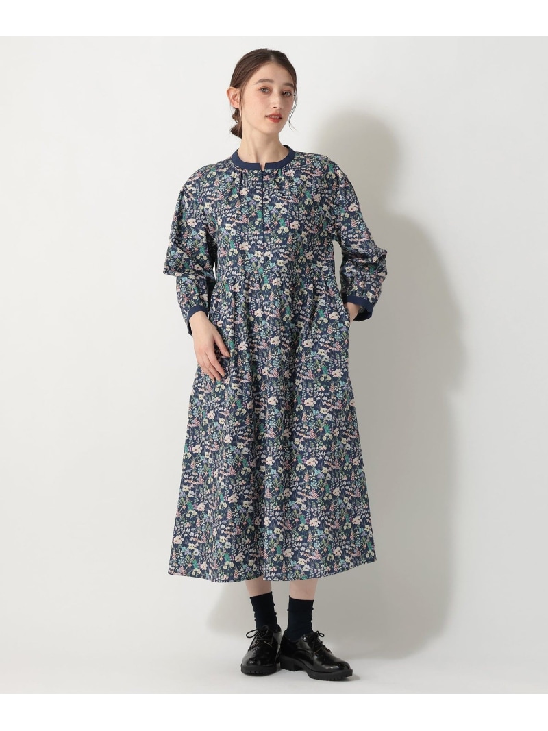 楽天市場】【SALE／22%OFF】切替ワンピース/リバティプリント