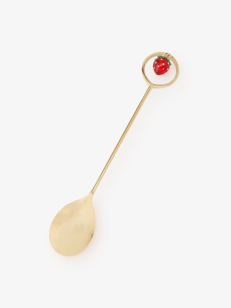 イチゴチャーム付きスプーン Afternoon アフタヌーンティー リビング Tea