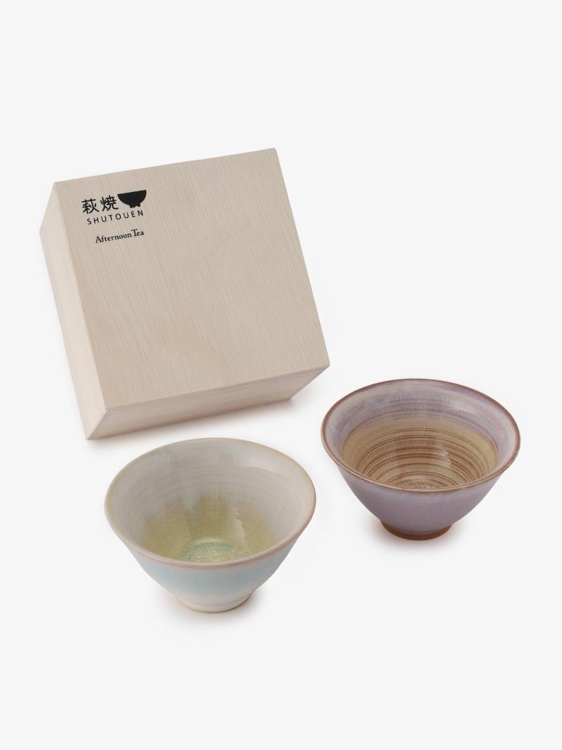 楽天市場】萩焼 天龍窯ももいろ/そらいろ飯碗 : 七to八-Seven to eight-