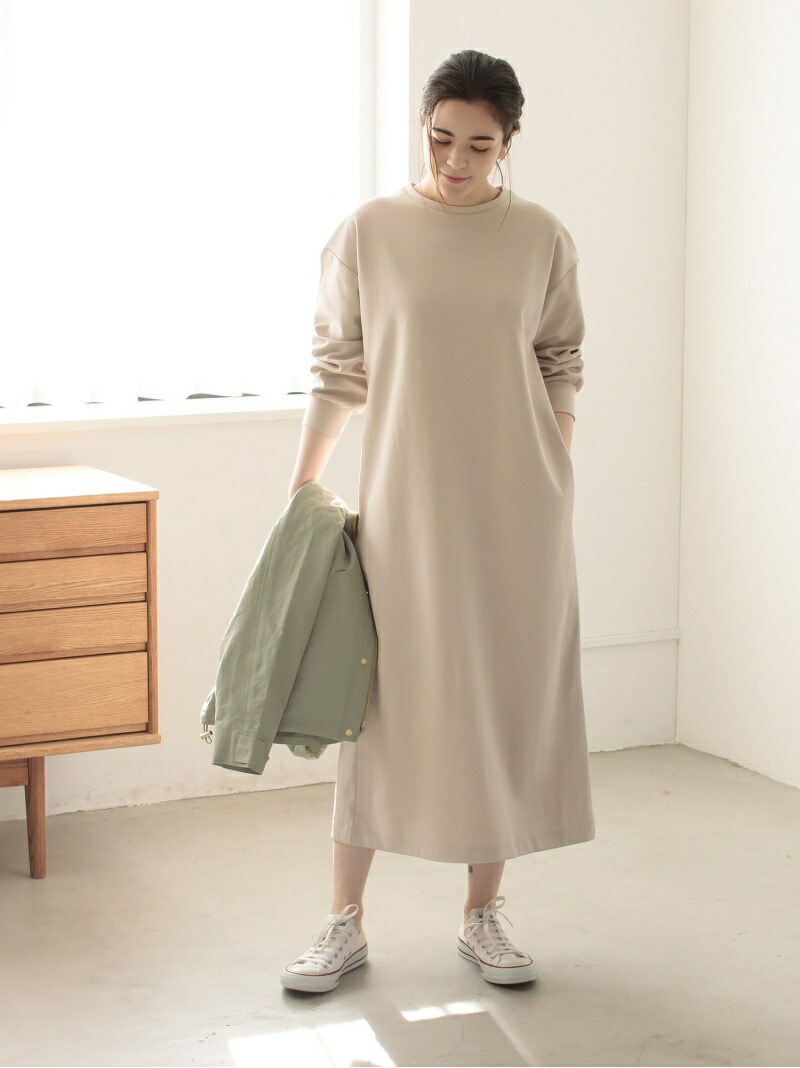 楽天市場 Sale 50 Off レピュール R クルーネックワンピース Afternoon Tea アフタヌーンティー リビング ワンピース ワンピースその他 ベージュ グレー ブルー Rba E Rakuten Fashion Afternoon Tea Living