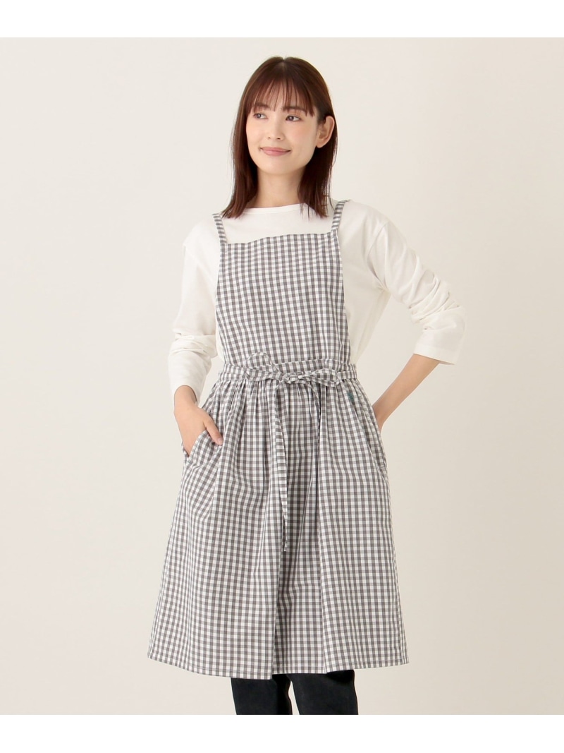 リーノエリーナ ギンガムチェック 黒 白 ノワール エプロン 楽天市場】Lino e Lina フルエプロン マノン ノワール ギンガム