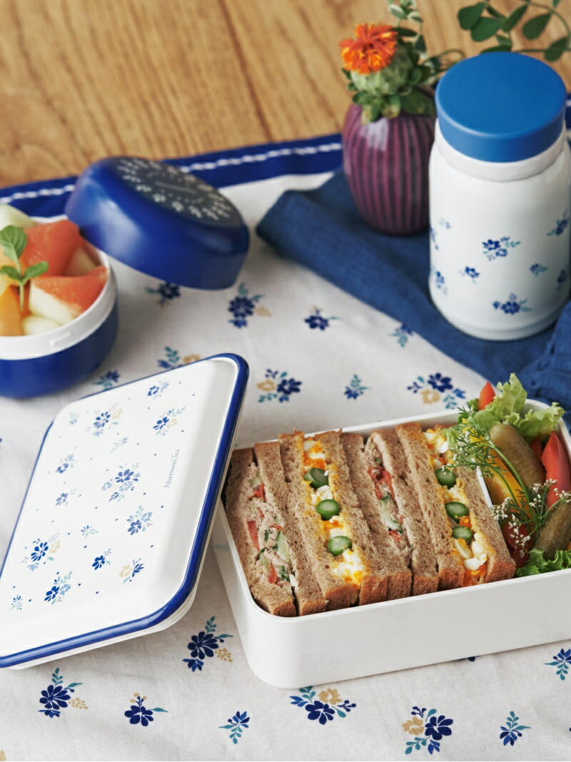 山中塗フルールリヨンホーロー風ランチボックス Afternoon アフタヌーンティー Tea