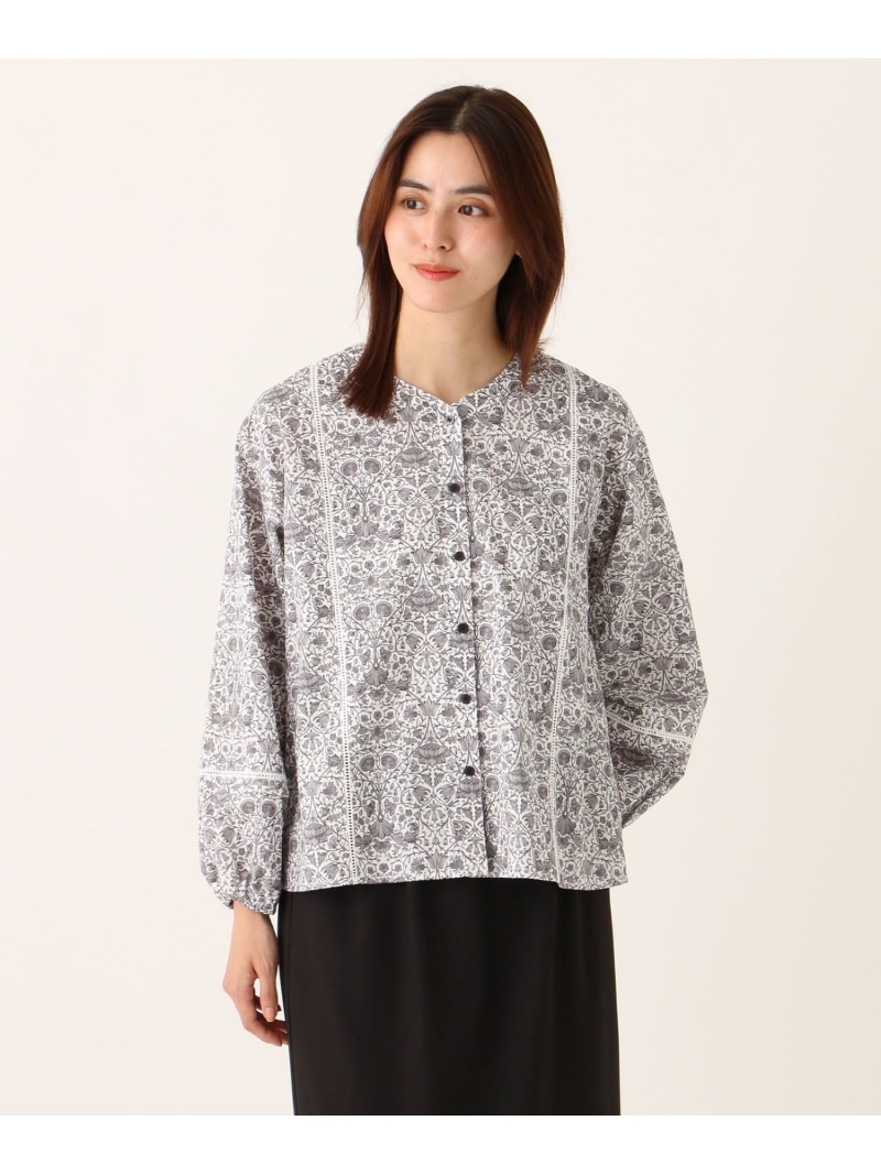 楽天市場】【SALE／40%OFF】【WEB限定】チビ襟ブラウス/リバティ