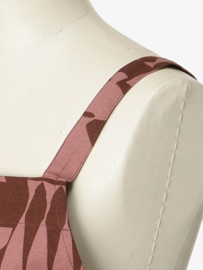 幾何柄エプロン Afternoon リビング アフタヌーンティー Tea