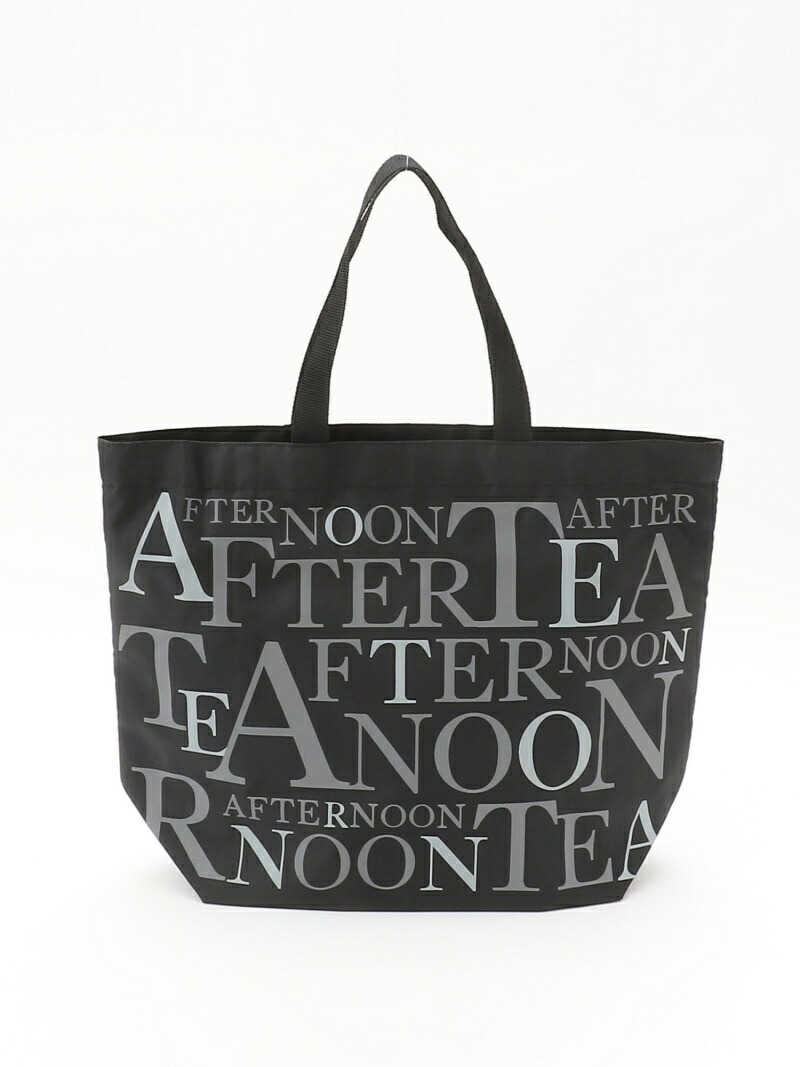 楽天市場 Sale 34 Off スリットポケット付きロゴバッグm Afternoon Tea アフタヌーンティー リビング バッグ エコバッグ サブ バッグ ブラック Rba E Rakuten Fashion Afternoon Tea Living