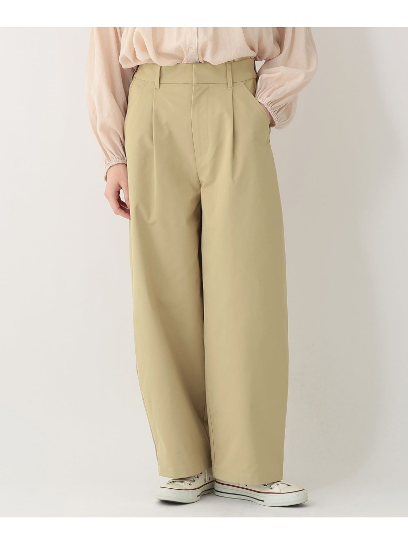 ツイルカーブパンツ Afternoon Tea LIVING アフタヌーンティー・リビング パンツ その他のパンツ グレー ベージュ【送料無料】[ Fashion]