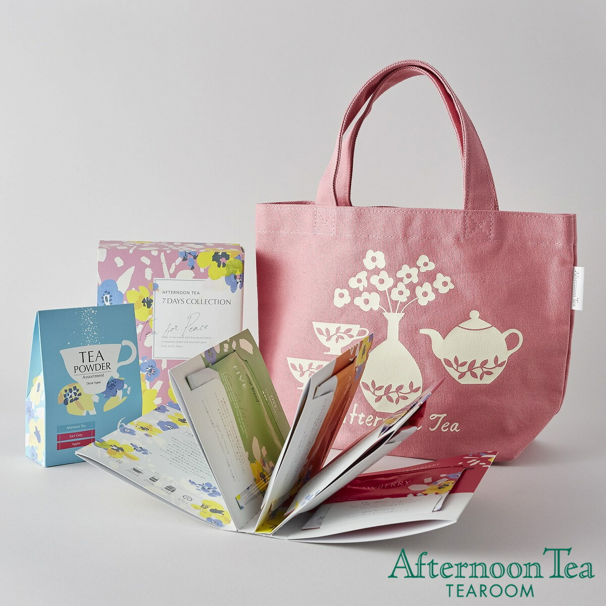 楽天市場 ティータイムトートバッグ ピンク アフタヌーンティー ティールーム ギフト 人気 おすすめ 詰め合わせ ランキング 人気 人気ランキング おしゃれ Afternoon Tea Tearoom Web Store