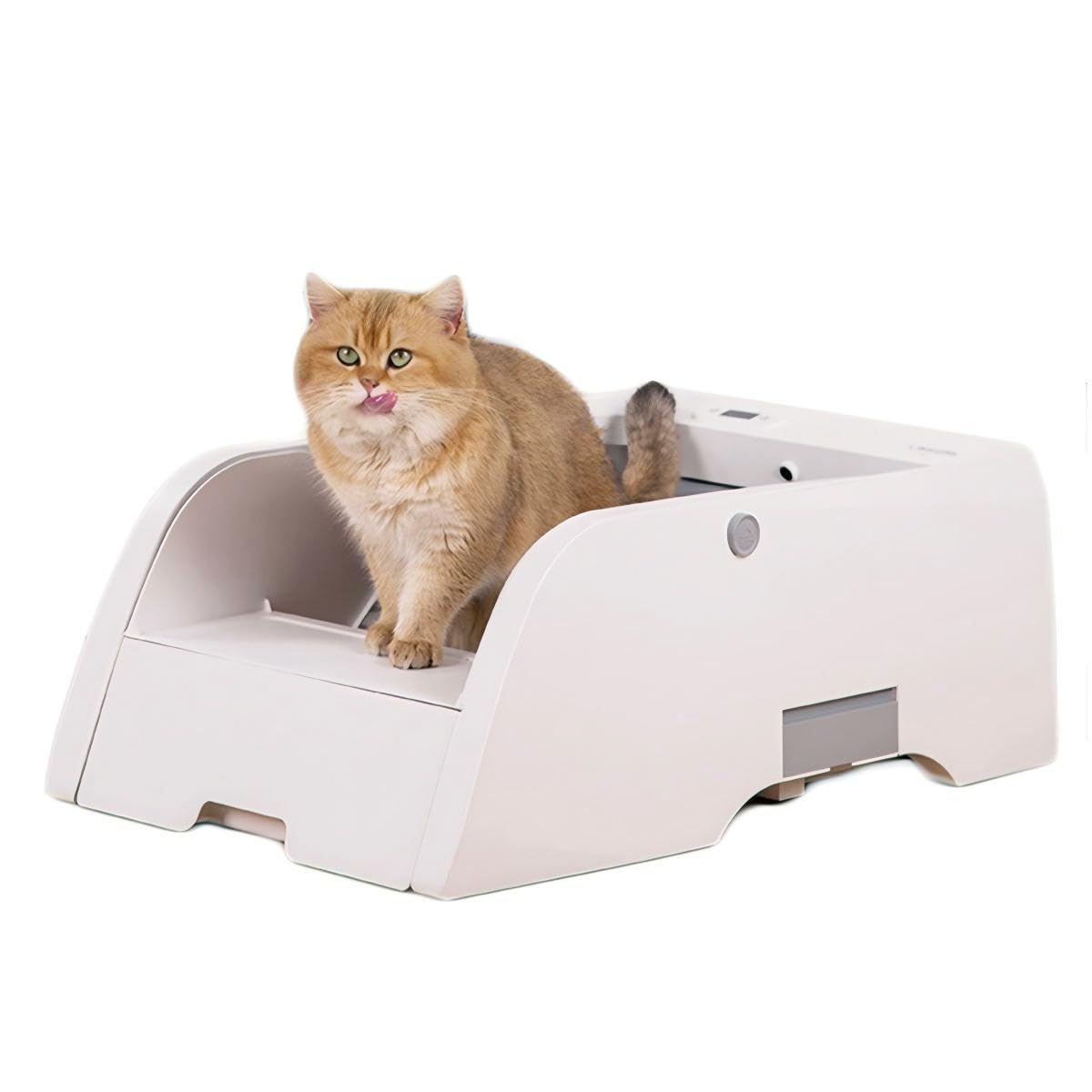 楽天市場】猫用 自動トイレ 大型 猫のトイレ センサー付き 65L