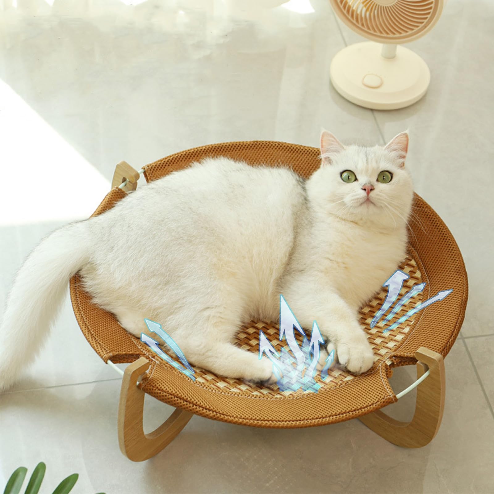 楽天市場】ペットベッド 猫 ひんやり 夏 藤編み ラタン 天然素材