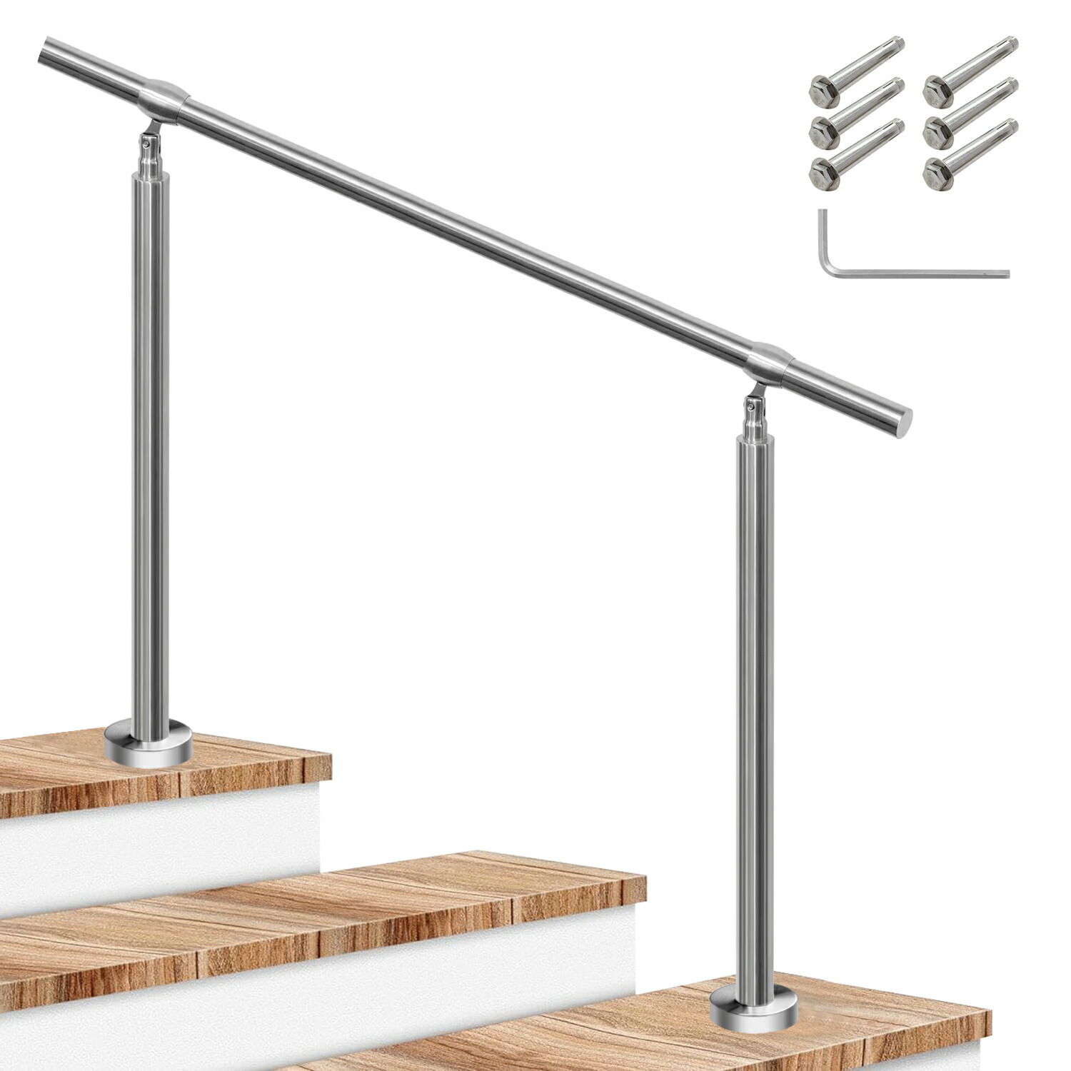 楽天市場】手すり 屋外 階段 ステンレス手摺 玄関diy 手すり