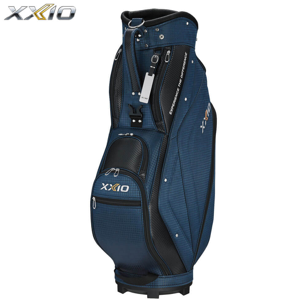 【最大１万円割引クーポン配布中！　ダンロップ XXIO ゼクシオ メンズ 軽量モデル キャディバッグ GGC-X164 ネイビーチドリ [2025年モデル]｜AGゴルフストア　ギア＆アパレル
