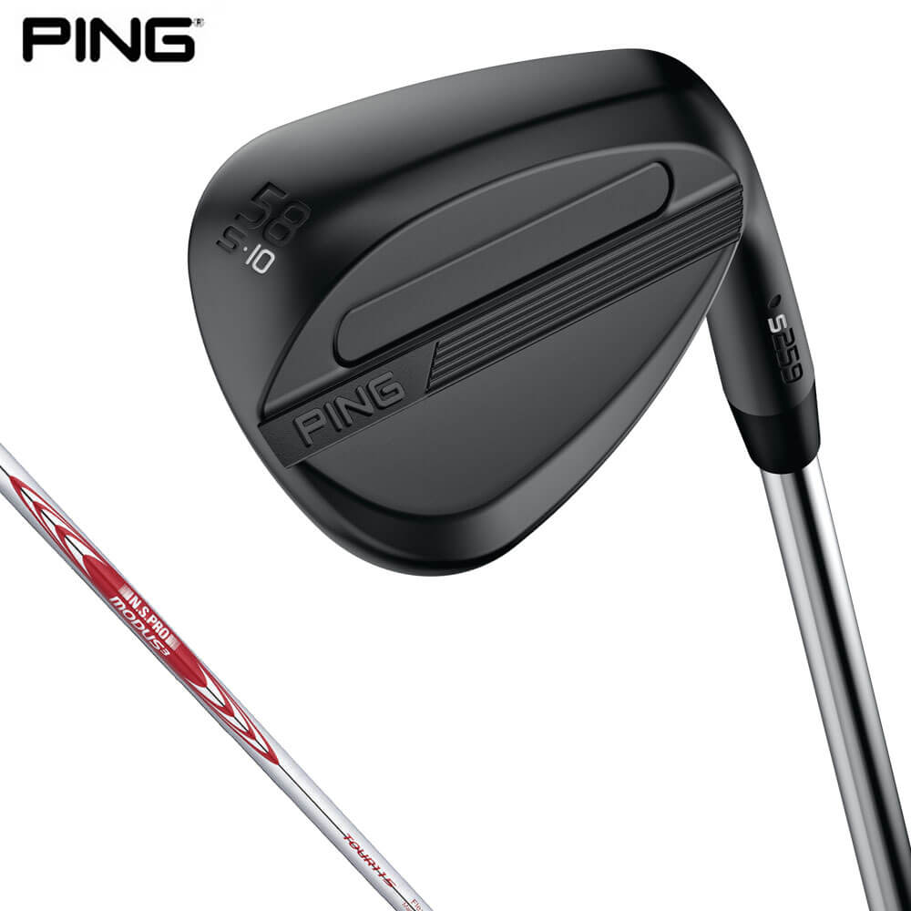 【最大１万円割引クーポン配布中！　[2026年モデル] PING ピン s259 ミッドナイト QPQ仕上げ ウェッジ N.S.PRO MODUS3 TOUR 115 スチールシャフト｜AGゴルフストア　ギア＆アパレル