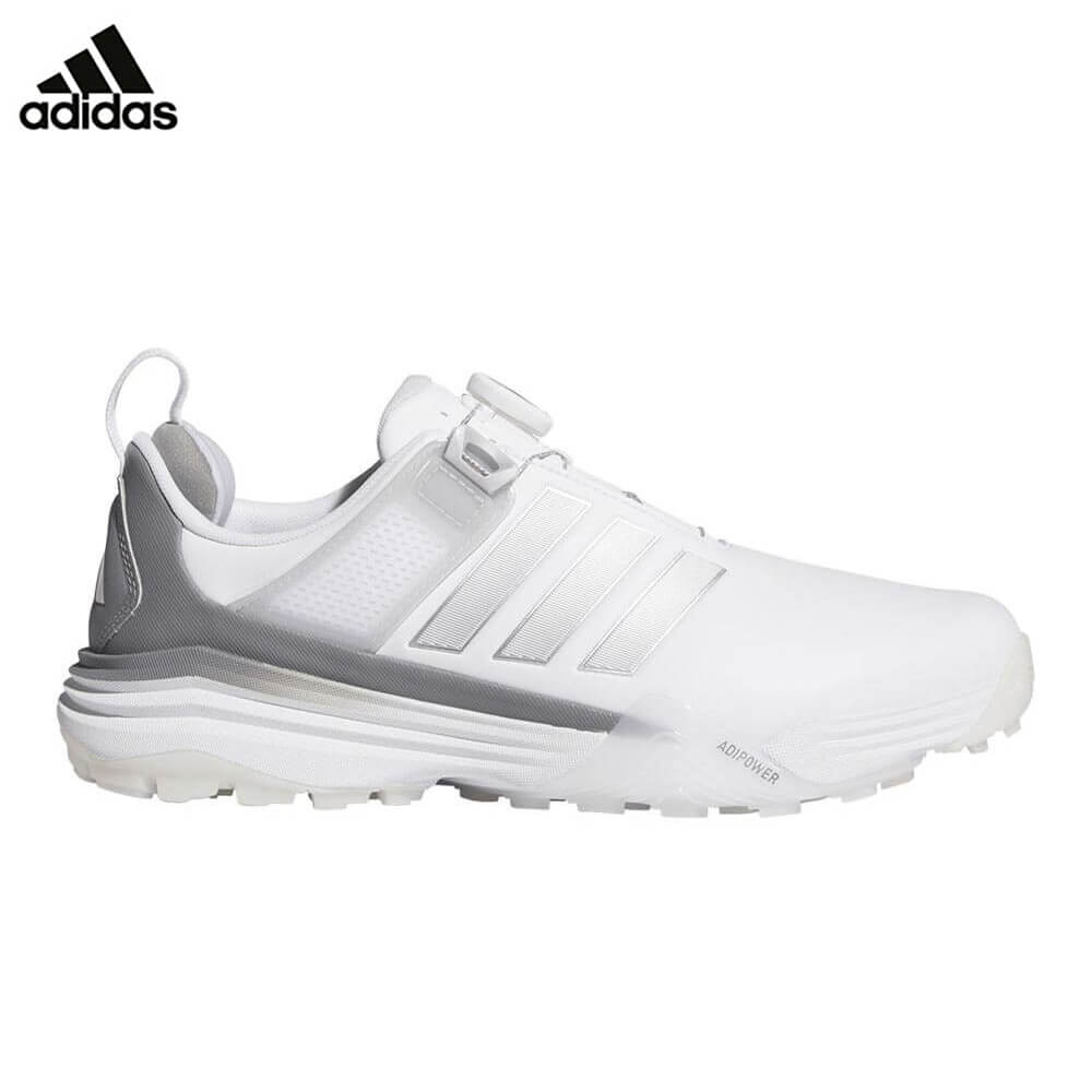 [2026年モデル] アディダス メンズ ADIPOWER SL BOA アディパワー 26 ボア スパイクレス ゴルフシューズ OOM30 JS4140 フットウェアホワイト/シルバーメタリック/グレーツー 15,048円