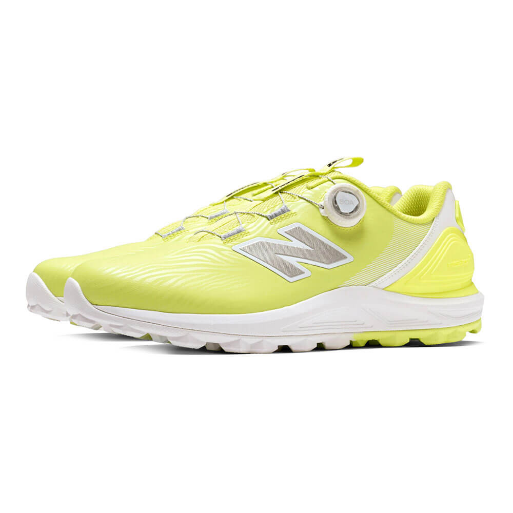 【最大10000円ＯＦＦクーポン配布中！】4/23まで　 [2026年モデル] ニューバランス メンズ FRESH FOAM X SL BOA フレッシュフォームX 2500 v5 ボア スパイクレス ゴルフシューズ UG2500B E YELLOW