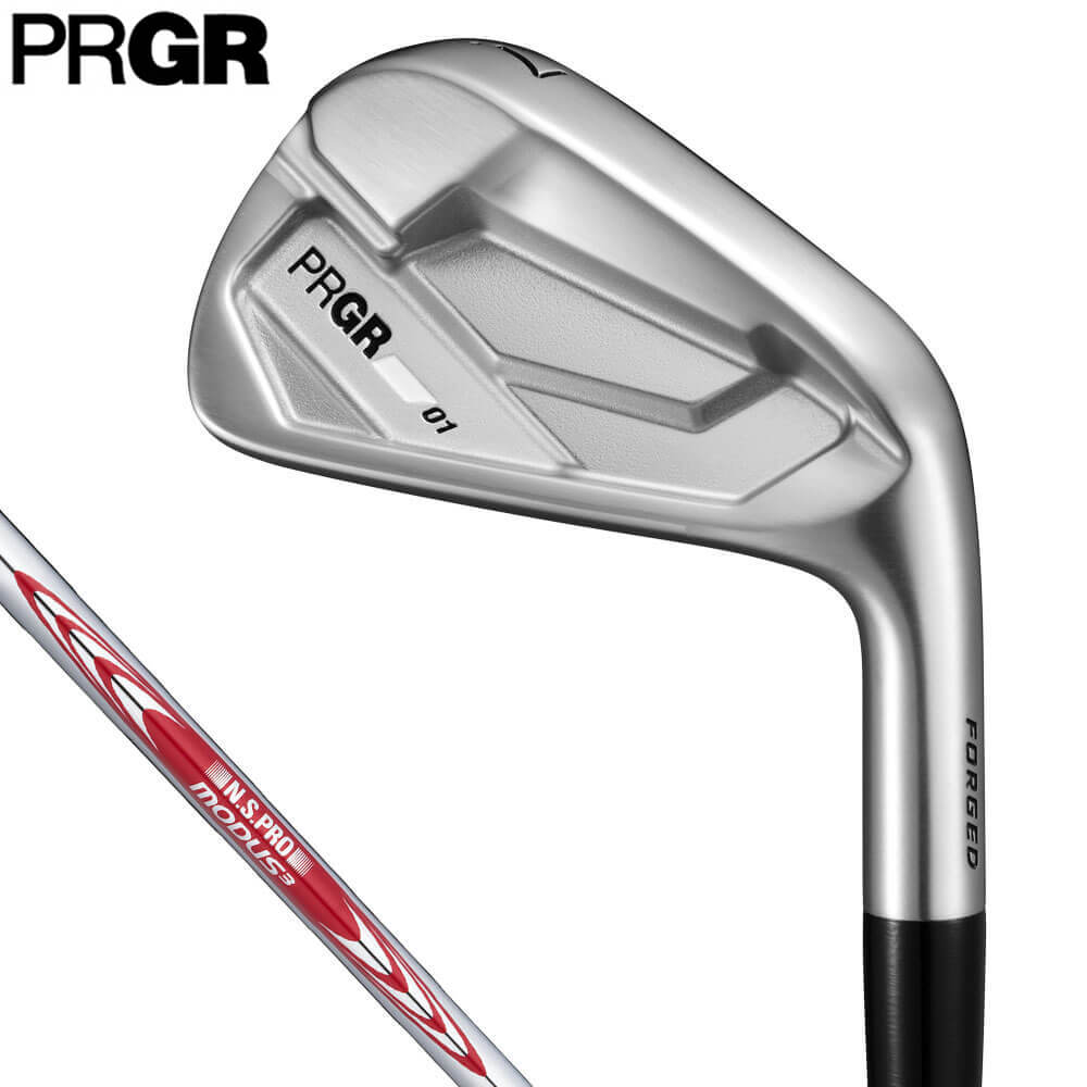 【最大１万円割引クーポン配布中！　[2026年モデル] PRGR プロギア 01 ゼロイチ アイアン 5本セット （＃6～9、PW） N.S.PRO MODUS3 TOUR スチールシャフト｜AGゴルフストア　ギア＆アパレル
