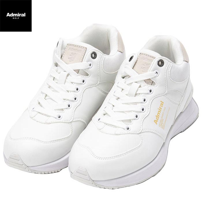 ADMIRAL GOLF/アドミラル ゴルフシューズ【ホワイト/28.0㎝】新品 Admiral Golf 30%OFF ゴルフシューズ 3E アドミラルゴルフ