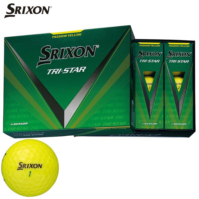 新品　スリクソン トライスター　2024年モデル　ロイヤルグリーン　3ダース SRIXON スリクソン TRI-STAR トライスター プレミアムホワイト