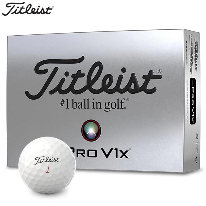 楽天市場】(即納)タイトリスト プロV1x レフトダッシュ(PROV1x