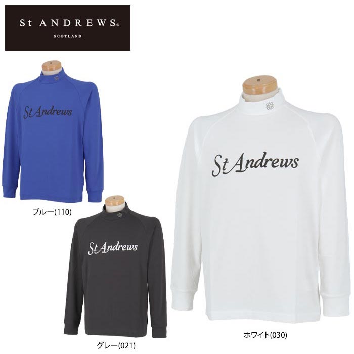 St Andrews ゴルフ ホワイト プルオーバーセーターM 楽天市場】セントアンドリュース ゴルフウェア 長袖セーター 春