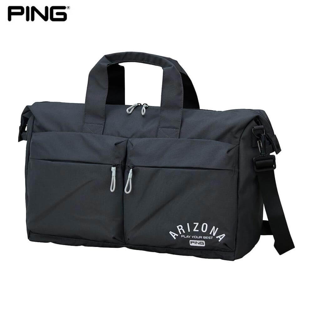 【最大１万円割引クーポン配布中！　PING ピン アリゾナカジュアル ボストンバッグ GB-U2501 38231-02 D.GREY｜AGゴルフストア　ギア＆アパレル