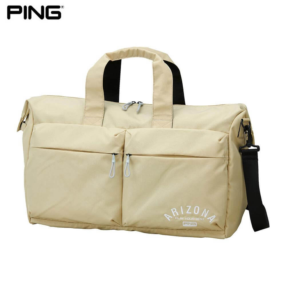 【最大1万円割引クーポン配布中! PING ピン アリゾナカジュアル ボストンバッグ GB-U2501 38231-03 L.BEIGE|AGゴルフストア ギア&アパレル