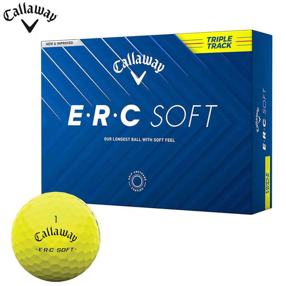 キャロウェイ　ERC　ゴルフボール　サッカーボール　黄　1ダース　新品未使用 キャロウェイ(Callaway) ゴルフボール 1ダース 12個入 ERCボール