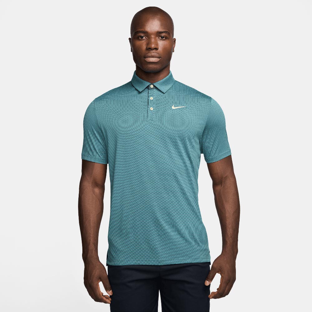 ナイキ ゴルフシャツ NK DF ツアー コントラスト ポロ Nike Golf Shirt - NK DF Tour Texture Blade Polo - Bicoastal FA24
