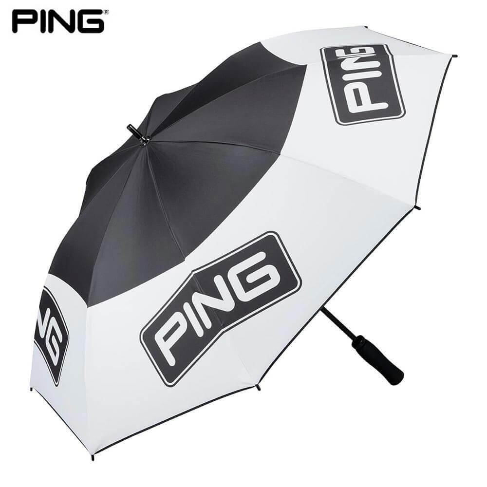 【最大10000円ＯＦＦクーポン配布中！】4/23まで　 PING ピン ツアーアンブレラ UM-P2401 01 ホワイト/ブラック