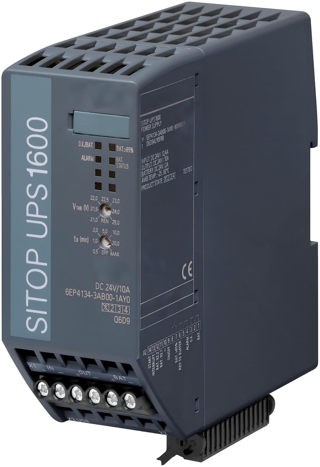 無停電ワット数とり備える Siemens ジーメンス 6EP4134-3AB00-1AY0 UPS 事務室 バス発着場装置 【新品】 新着