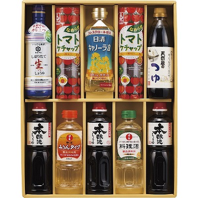 キッコーマン＆調味料バラエティセット KSM-70N 内祝い お返し ギフトセット 出産内祝い 結婚内祝い 御祝 初節句 お彼岸 お供え 御供 お中元 入学 香典返し 粗供養 快気祝い 快気内祝い