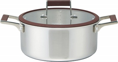 送料無料 送料込 エムデザイン ラミーナ 両手鍋22cm MLA-22W 内祝い お返し 出産内祝い 結婚内祝い 御祝 お中元 入学 香典返し 粗供養 お彼岸 お供え 御供 快気祝い 快気内祝