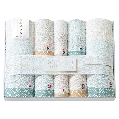 送料無料 送料込 和布小紋（Modern） タオルセット KWFK-1001 内祝い お返し 出産内祝い 結婚内祝い 香典返し 粗供養 お彼岸 お供え 御供 快気祝い 快気内祝