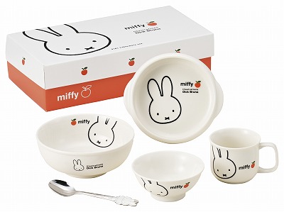 送料無料 送料込 ミッフィー アップル食器ギフトセット 242740 内祝い お返し ギフトセット 出産内祝い 結婚内祝い 御祝 お彼岸 お供え 御供 お中元 入学 香典返し 粗供養 快気祝い 快気内祝い
