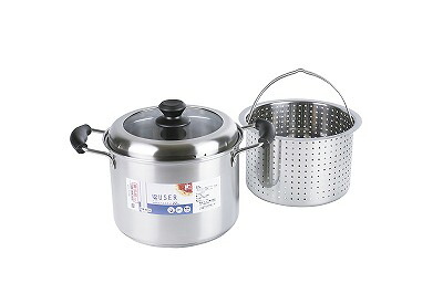 ローザー IH対応パスタポット22cm（ガラス窓付蓋） RB-2319 内祝い お返し ギフトセット 出産内祝い 結婚内祝い 御祝 初節句 お彼岸 お供え 御供 お中元 入学 香典返し 粗供養 快気祝い 快気内祝い
