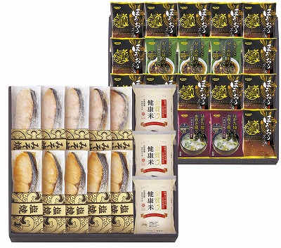 送料無料 送料込 鮭乃家 そのまま食べれる鮭切り身 フリーズドライと金賞健康米セット SY2SR-ACJ5 内祝い お返し 出産内祝い 結婚内祝い 香典返し 粗供養 お彼岸 お供え 御供 快気祝い 快気内祝い
