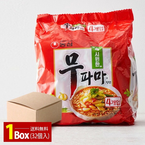 [農心] ムパマ湯麺 /BOX(122g&times;32個入り) 袋ラーメン ノンシム インスタントラーメン 韓国らーめん 箱売り｜Good Korea Mart