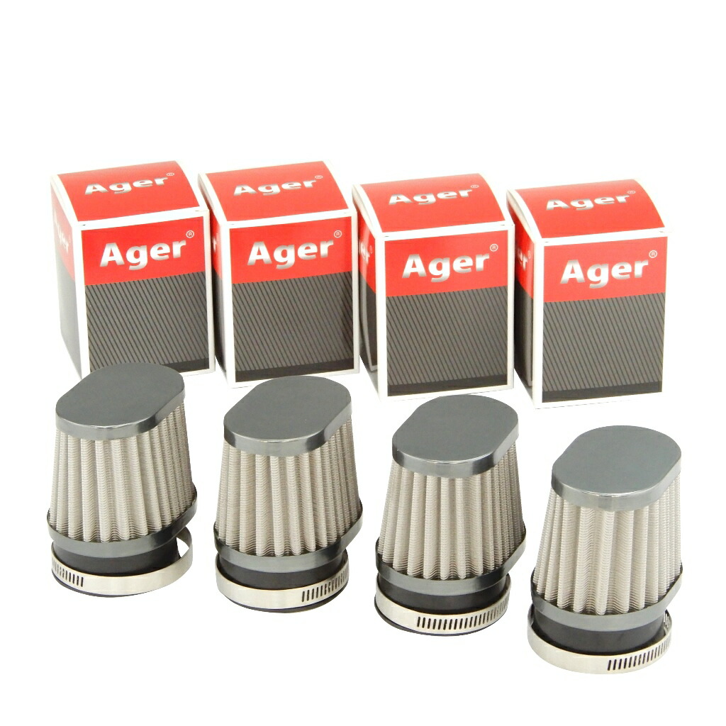楽天市場】Ager パワーフィルター オーバル 48mm ブラックx