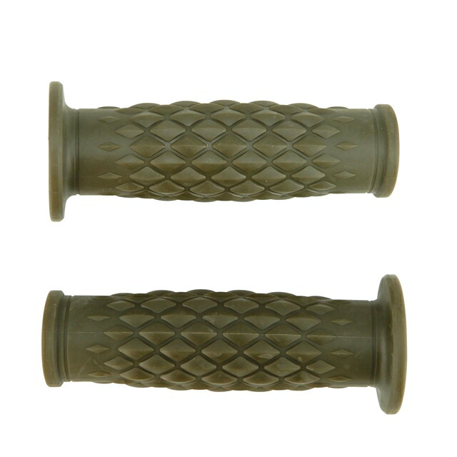 楽天市場】ダイヤ柄 ハンドルグリップ レトロスタイル 汎用 22.2mm