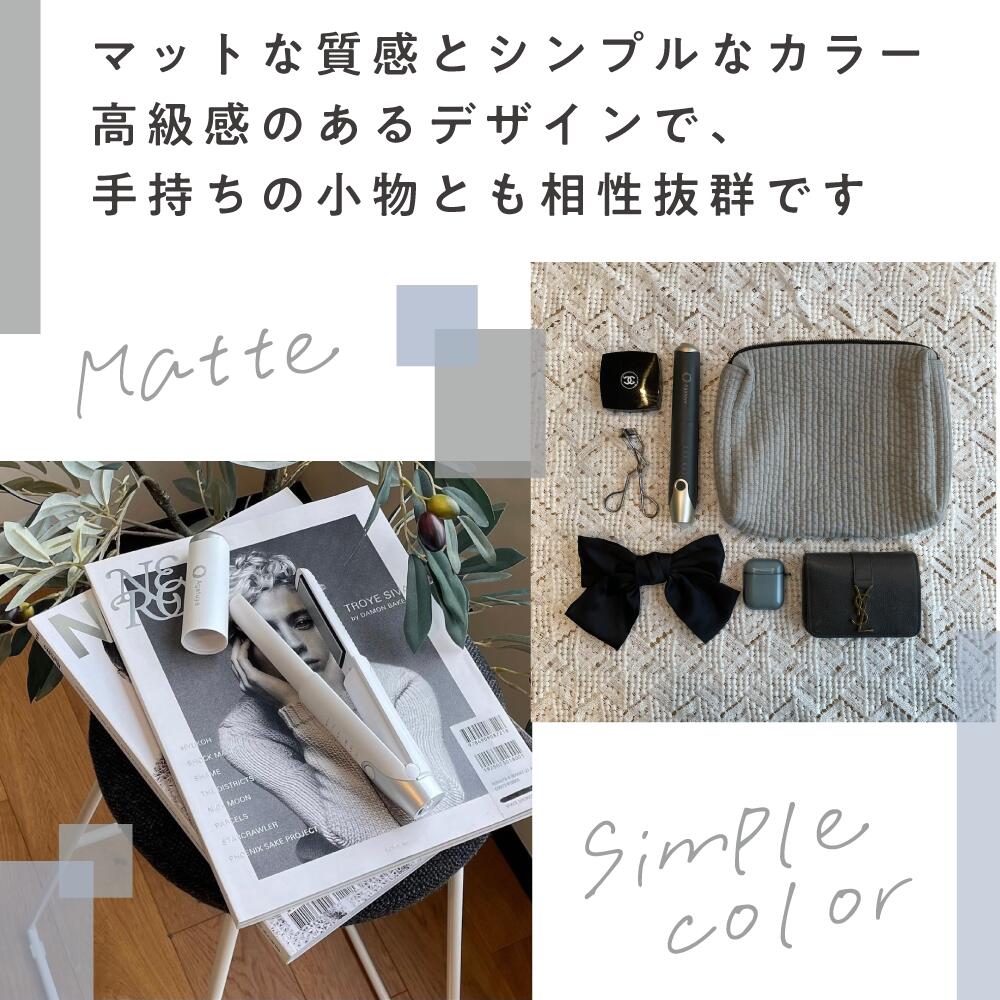 ヘアアイロン ミニ コードレス 機内持ち込み可能！電池取り外し可能