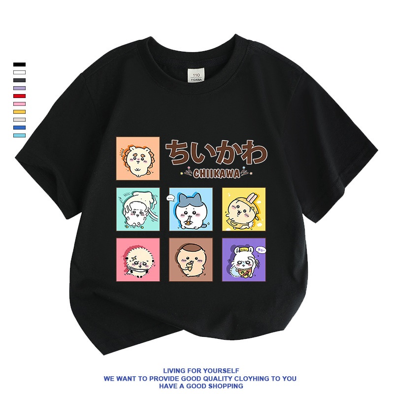 楽天市場】chiikawa ちいかわ 子供用 Tシャツ 半袖 通気性 吸汗性 男女