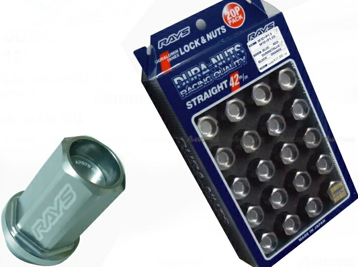 楽天市場】【RAYS】レイズ ジュラルミン ロック&ナットセット19HEX 5穴