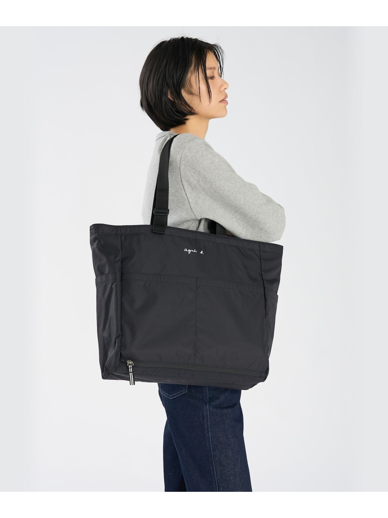 ロゴ ペアレンツバッグ マザーズバッグ agnes b. ENFANT アニエスベー