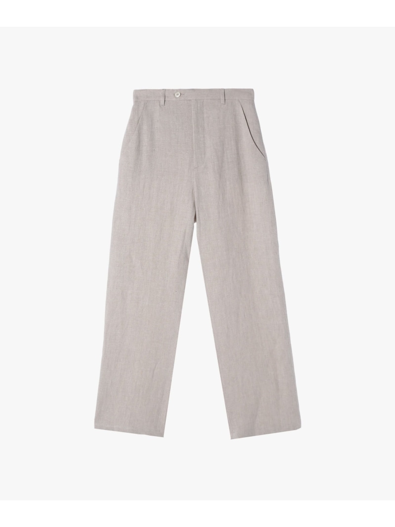 【SALE／37%OFF】リネン ストレートパンツ "Boy" agnes b. FEMME アニエスベー パンツ その他のパンツ ベージュ【RBA_E】【送料無料】[ Fashion]｜agnes b.